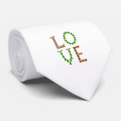 Liebe - Grüne Peridot und braun-rauchiges Quarz Ge Krawatte (Gerollt)