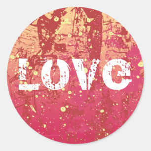 Liebe Grunge Urban Sunrise Sticker