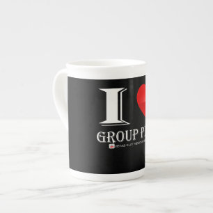 Liebe-Gruppen-Spiel der Kaffeetasse-I Porzellantasse