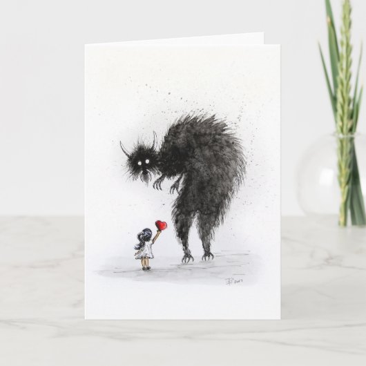 LIEBE - Gruß-Karte Feiertagskarte (Vorderseite)