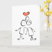 Liebe-Gruß-Karte Karte (Gelbe Blume)