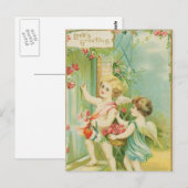 Liebe Grüße Postkarte (Vorne/Hinten)