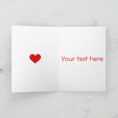 Liebe & Grußkarte Karte (Innenseite)