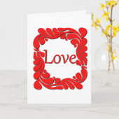 Liebe & Grußkarte Karte (Gelbe Blume)