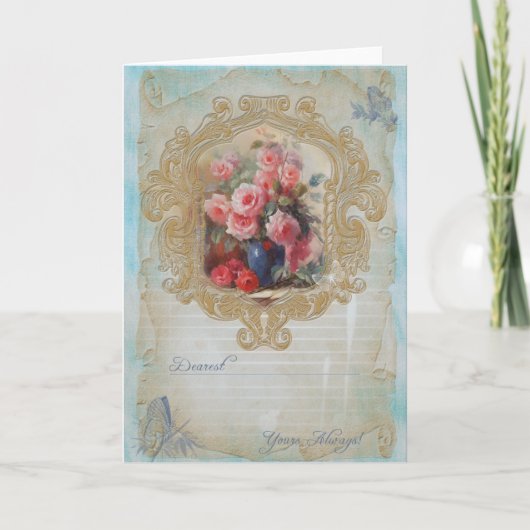 Liebe - Grußkarte Karte (Vorderseite)