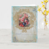 Liebe - Grußkarte Karte (Gelbe Blume)