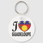 Liebe Guadeloupe Schlüsselanhänger (Vorderseite)