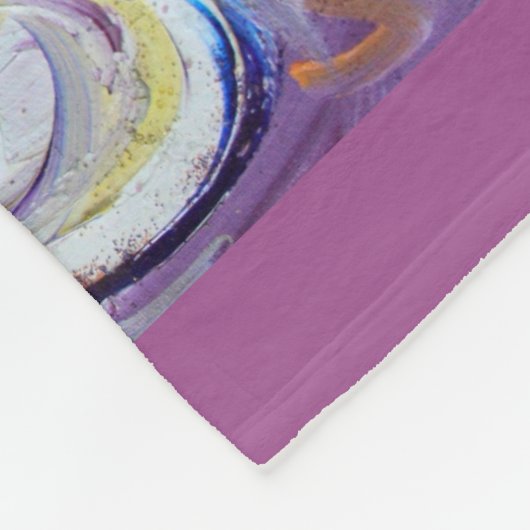 Liebe Guardian Angel Art Custom Fleece Blanket (Ecke)