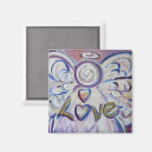 Liebe Guardian Engel Word Benutzerdefinierte Magne Magnet (Vorderseite/Rückseite)