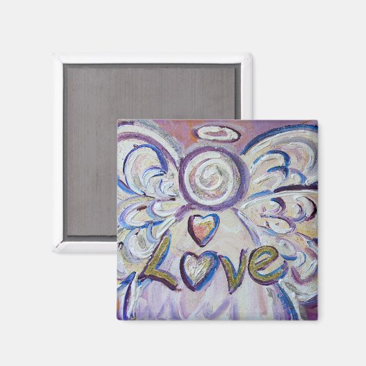 Liebe Guardian Engel Word Benutzerdefinierte Magne Magnet (Vorderseite/Rückseite)