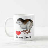 Liebe Guinea Keets Kaffeetasse (Links)