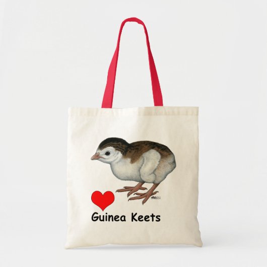 Liebe Guinea Keets Tragetasche (Vorne)