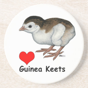 Liebe Guinea Keets Untersetzer