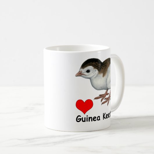 Liebe Guinea Keys Kaffeetasse (VorderseiteRechts)