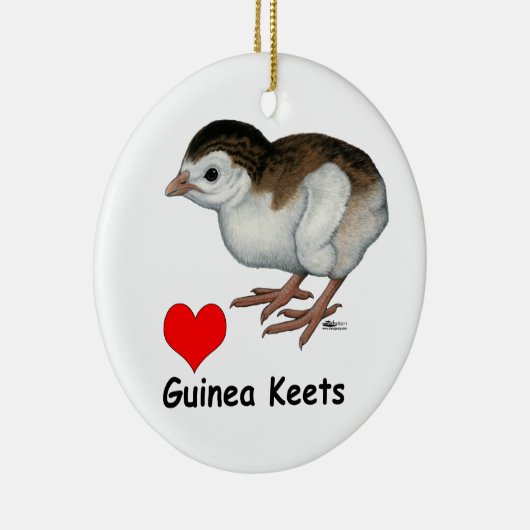 Liebe Guinea Keys Keramikornament (Rechts)