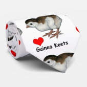 Liebe Guinea Keys Krawatte (Gerollt)