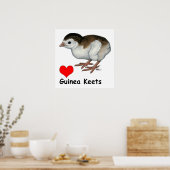 Liebe Guinea Keys Poster (Küche)