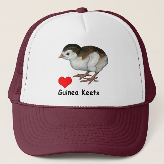 Liebe Guinea Keys Truckerkappe (Vorderseite)