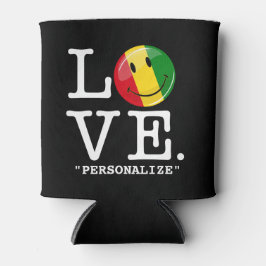Liebe Guinea Lächeln Flagge Dosenkühler