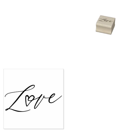Liebe Gummistempel (Stempel)