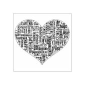 Liebe Gummistempel (Prägung)