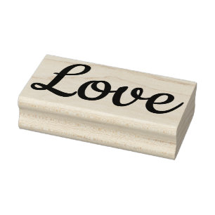 Liebe Gummistempel