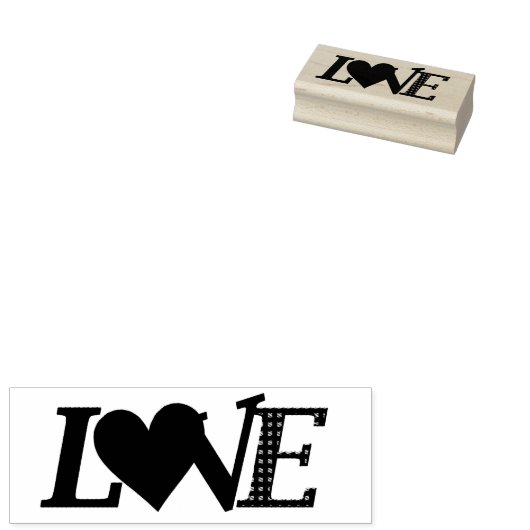 Liebe Gummistempel (Stempel)