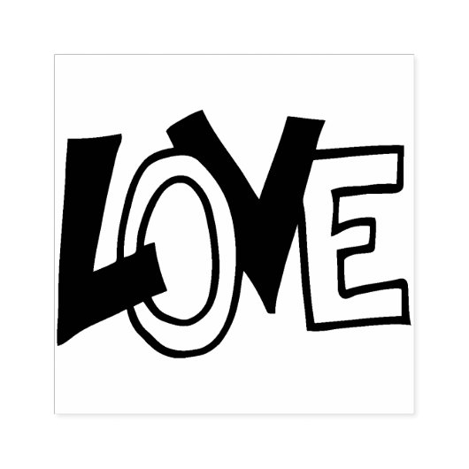 Liebe Gummistempel (Prägung)