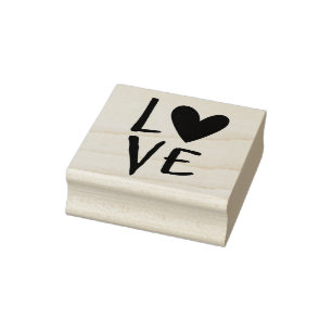 Liebe Gummistempel