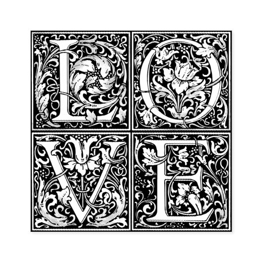 LIEBE GUMMISTEMPEL (Prägung)