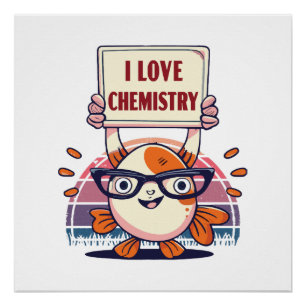 Liebe Guppys und Chemie Poster