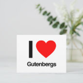 Liebe Gutenberger Postkarte (Stehend Vorderseite)