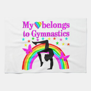 LIEBE GYMNASTICS FÜR IMMER GESCHIRRTUCH