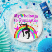 LIEBE GYMNASTICS FÜR IMMER PAPPTELLER (Party)