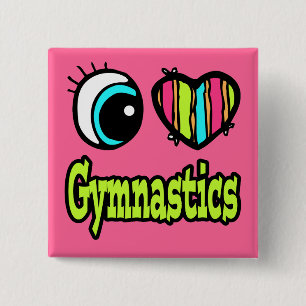 Liebe Gymnastik am rechten Auge Button