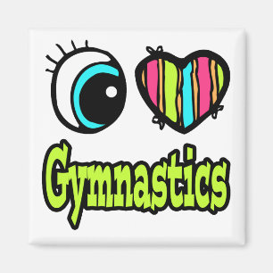 Liebe Gymnastik am rechten Auge Magnet