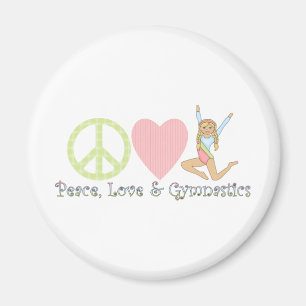 Liebe Gymnastik blonde Magnet