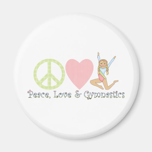 Liebe Gymnastik blonde Magnet (Vorne)