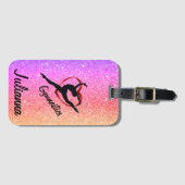 Liebe Gymnastik Gepäckanhänger (Vorderseite (Horizontal))