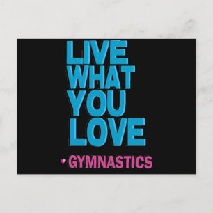 Liebe Gymnastik - Geschenke Postkarte