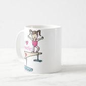 Liebe Gymnastik Kaffeetasse (Vorderseite Links)