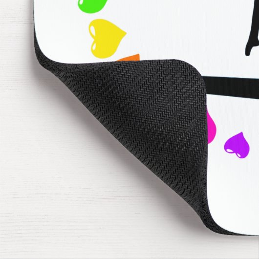 Liebe Gymnastik Maus Pad für Computer Mousepad (Ecke)