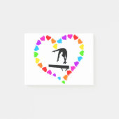 Liebe Gymnastik Post It Notes Post-it Klebezettel (Vorderseite)