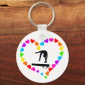 Liebe Gymnastik Schlüsselkette Schlüsselanhänger (Vorderseite)