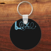 Liebe Haarstyling Schlüsselanhänger (Vorderseite)