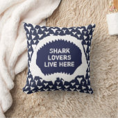 Liebe Haie Zähne und Kiefer Muster Surfer Kissen (Decke)