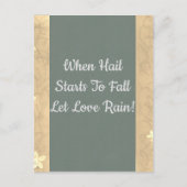 Liebe Hail & Rain Postkarte (Vorderseite)