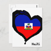 Liebe Haiti Postkarte (Vorne/Hinten)