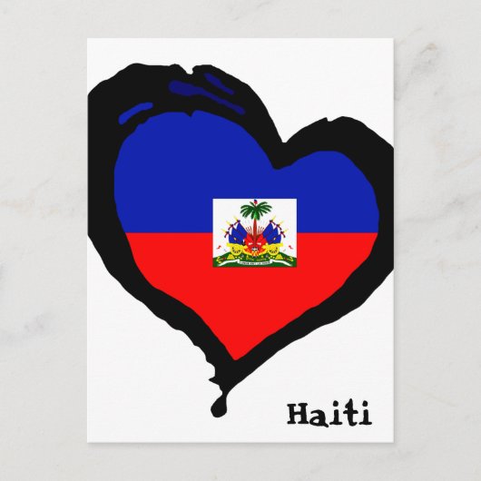 Liebe Haiti Postkarte (Vorderseite)