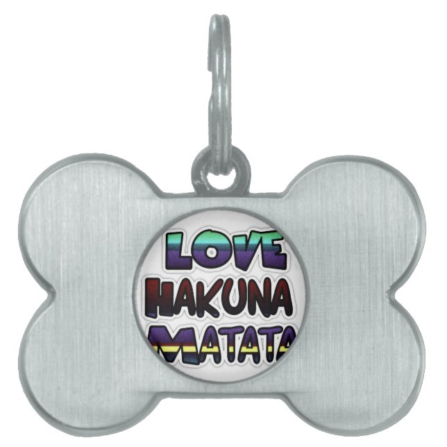 Liebe Hakuna Matata Geschenke Tiermarke (Vorderseite)